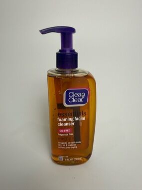 Clean & Clear Essentials Foaming Facial Cleanser OIL FREE Original Formula 8oz
